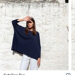 Mersea Catalina tee navy